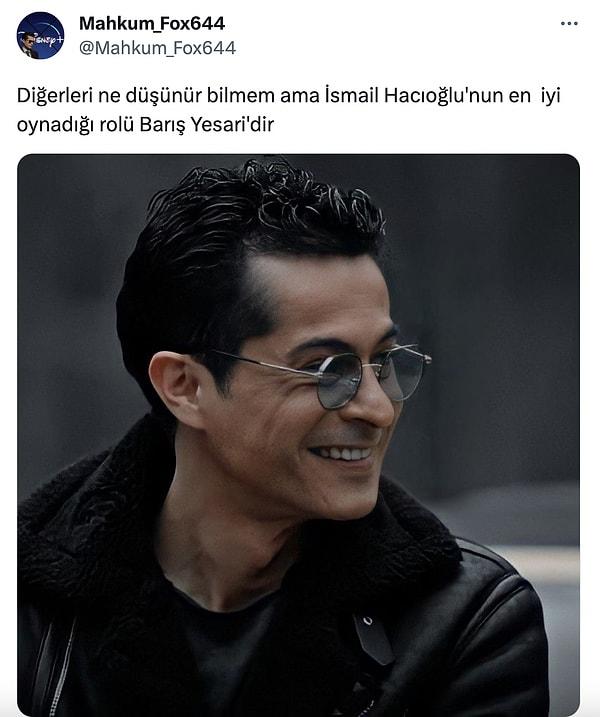 1. İsmail Hacıoğlu - Barış Yesari (Mahkum)