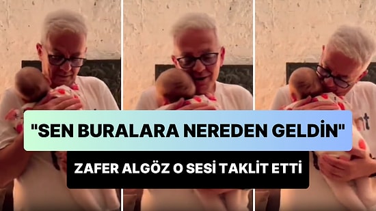 Zafer Algöz'den Zafer Algöz'e Benzeyen Sesiyle Kedi Severek Viral Olan Dayı Taklidi