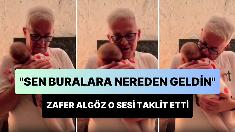 Zafer Algöz'den Zafer Algöz'e Benzeyen Sesiyle Kedi Severek Viral Olan Dayı Taklidi
