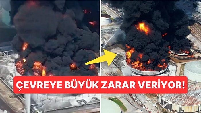 Amerika'nın En Büyük Rafinelerinden Birinde Korkunç Yangın: Petrol Fiyatları Etkilenebilir