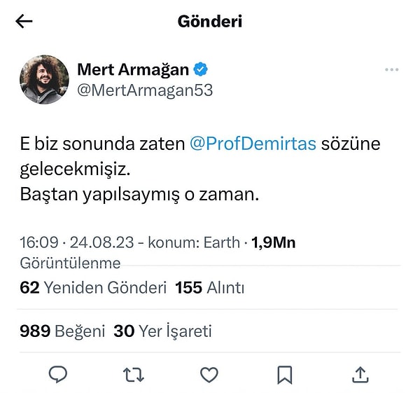 Özgür Demirtaş mı?