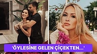 Meriç Keskin, Sevgilisinin Kendisine Aldığı Çiçeği Taşımasına 'Orta Halli Engin Polat' Yorumunda Bulundu