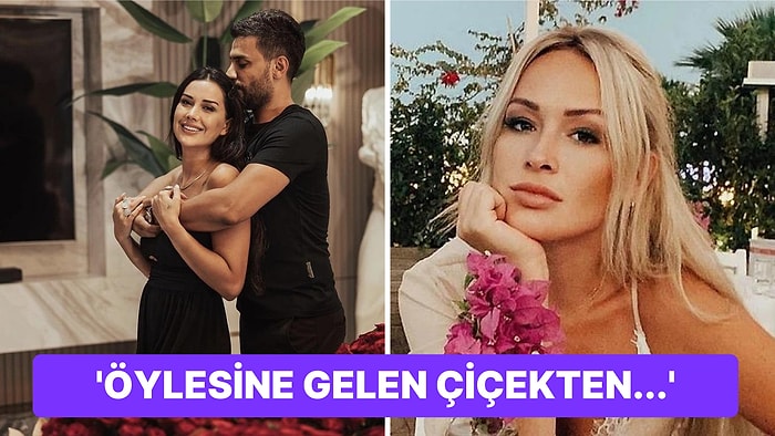 Meriç Keskin, Sevgilisinin Kendisine Aldığı Çiçeği Taşımasına 'Orta Halli Engin Polat' Yorumunda Bulundu