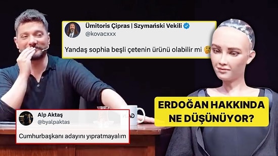 Mevzular Açık Mikrofon'a Katılan Robot Sophia'nın 'Kılıçdaroğlu İstifa Etmeli mi?' Sorusuna Cevabı Gündem Oldu