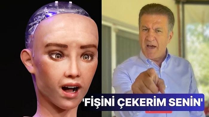 Mustafa Sarıgül'den Robot Sophia'ya Gözdağı! 'Erzincanlı Sarıgül'üm Fişini Çekerim...'