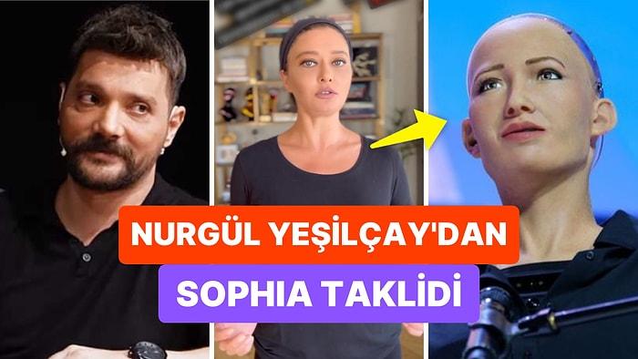 Nurgül Yeşilçay ''Zavallısınız'' Çıkışıyla Gündem Olan Robot Sophia'yı Taklit Etti