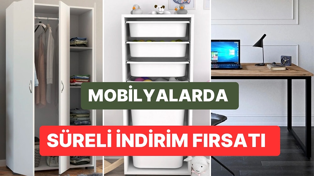 Mobilyalarda İndirim Alarmı! Fırsat Ürünleri Arasında Kaçırmamanız Gereken Ürün Önerileri
