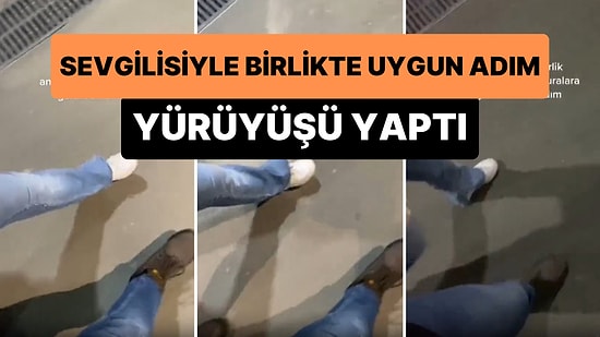 Askerde Agalarla Yaptığı Uygun Adım Yürüyüşünü Sevgilisiyle Yapan Adamın Kıskandıran Anları