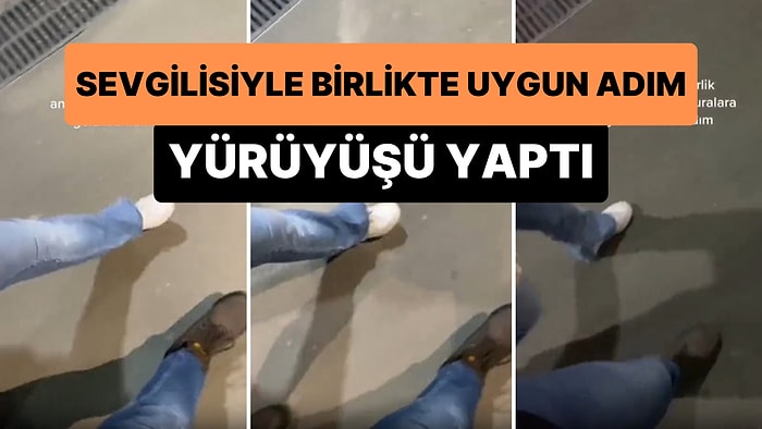 Askerde Agalarla Yaptığı Uygun Adım Yürüyüşünü Sevgilisiyle Yapan Adamın Kıskandıran Anları