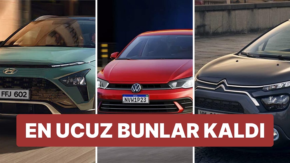 1 Milyon TL'nin Altında Kalan Fiyatlarıyla Dikkat Çeken Sıfır Otomobiller