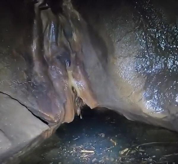 Vajinaya benzetilen mağara görüntüsü kısa sürede viral olurken etkileşim peşinde koşan goygoyculara da gün doğdu.