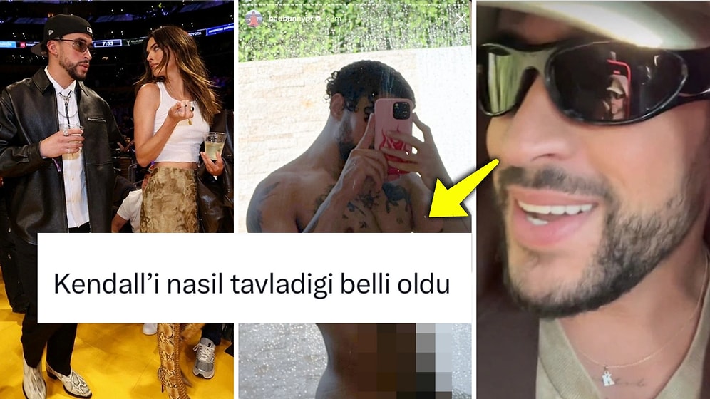 Kendall Jenner'ın Sevgilisi Bad Bunny'nin Anadan Üryan Pozu Ayarları Bozdu!