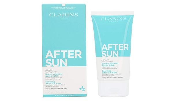 18. Clarins - Yüz ve Vücut İçin Güneş Sonrası Krem