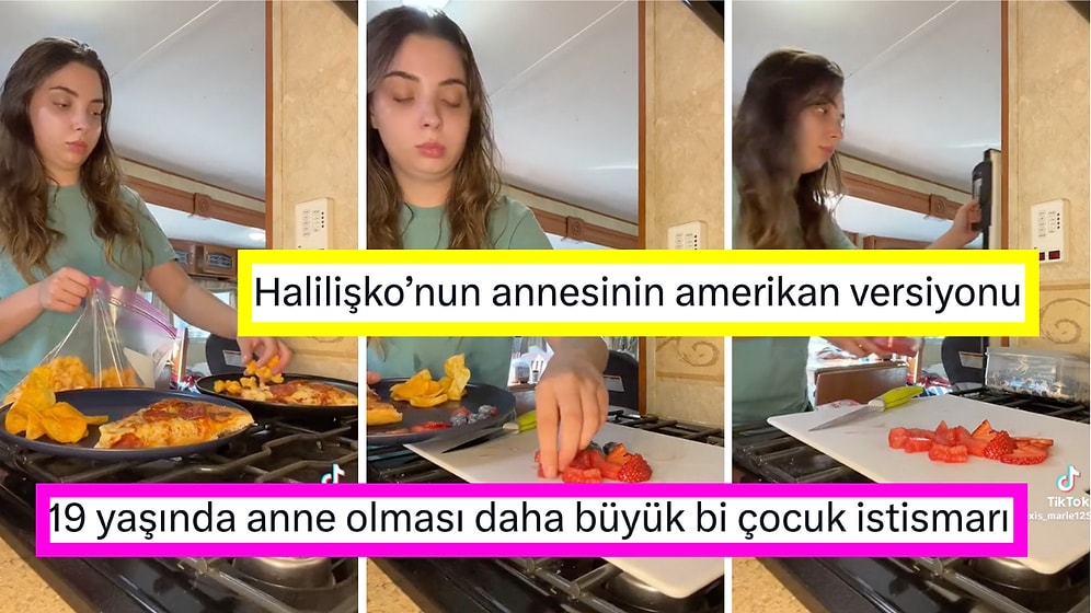 19 Yaşında İki Çocuk Annesi Olan Genç Kadının Çocuklarına Verdiği 'Sağlıksız' Yemek Tartışma Yarattı!