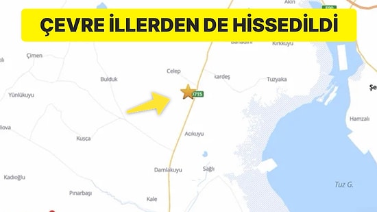 AFAD Açıkladı: Konya Güne Depremle Başladı