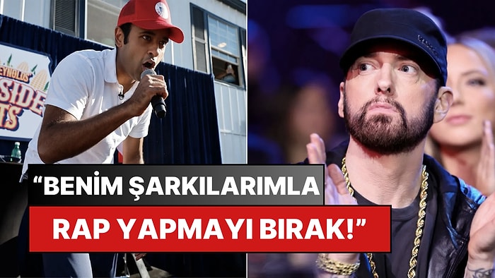 Eminem Seçim Propagandası Yapmak için Şarkılarını İzinsiz Kullanan Siyasi İsme İsyan Etti