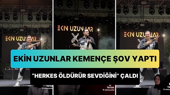 Ekin Uzunlar'dan Kemençe Şov: Kemençe ile Ezel'in Efsane 'Herkes Öldürür Sevdiğini' Müziğini Çaldı