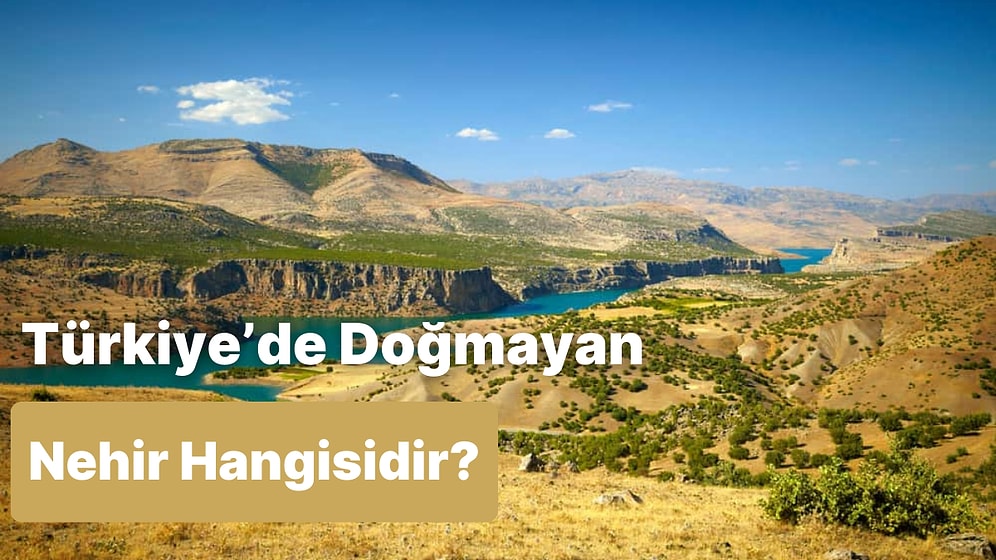 Bu Nehirlerden Hangisinin Türkiye’de Doğmadığını Bulabilecek misin?