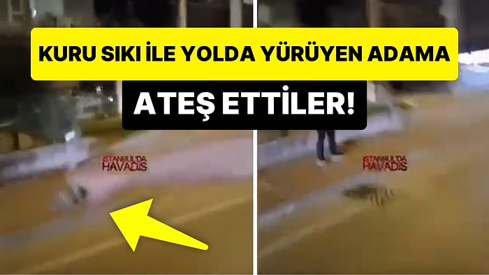 Bursa'da Neler Oluyor? Kaldırımda Yürüyen Kişiye Kuru Sıkı ile Ateş Edip, Bankta Oturan Kadına Su Attılar!