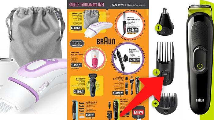 Braun Kişisel Bakım Ürünleri BİM'de! Uygulamaya Özel BİM Aktüel Ürünler Kataloğu
