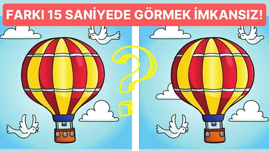 Sadece Yüksek IQ'ya Sahip İnsanların Kısa Sürede Fark Ettiği İki Resim Arasındaki 5 Farkı Bulabilecek misin?