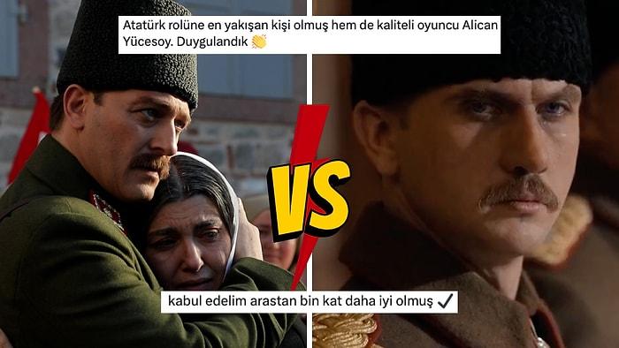 "Zübeyde" Filminde Atatürk'ü Canlandıran Alican Yücesoy, Aras Bulut İynemli'yle Karşılaştırıldı