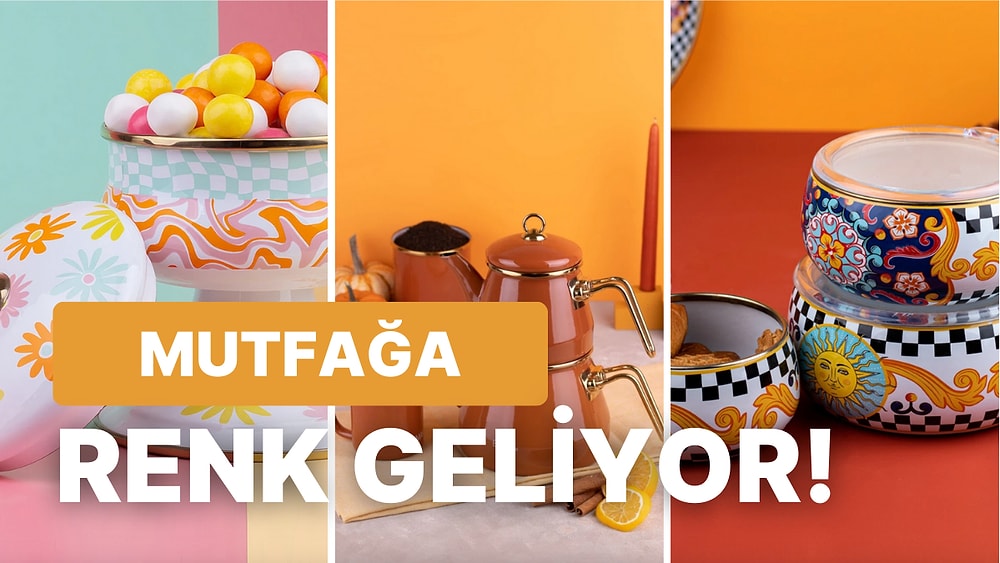 Son Dönemin Modası Emaye! Mutfağınıza Tatlı Bir Renklilik Katacak Emaye Ürünler