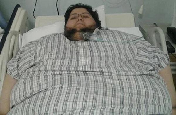 1991 doğumlu Suudi Arabistanlı Khalid bin Mohsen Shaari, 2013 yılında 610 kiloya ulaşmıştı...