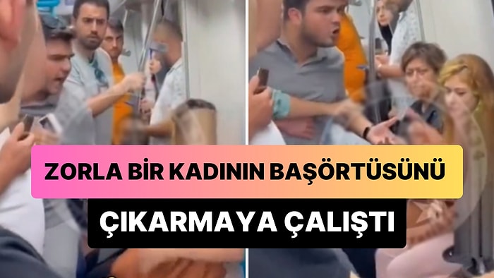 Yanındaki Kadının Zorla Başörtüsünü Çıkarmaya Çalışan Kadına Yolculardan Tepki: Ne Giydiğine Ne Karışıyorsun?