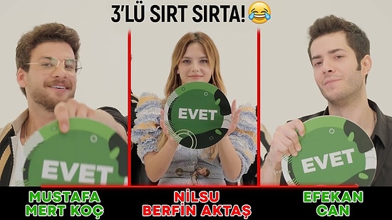 Üçlü Sırt Sırta: Yüz Milyon TL İçin Cinsel Hayatından Vazgeçer misin? 😂
