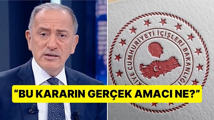 İstanbul Valiliği'nin Alkol Yasağı Hamlesine Karşı Fatih Altaylı'dan İğneleyici 'Teksas' Çıkışı Geldi