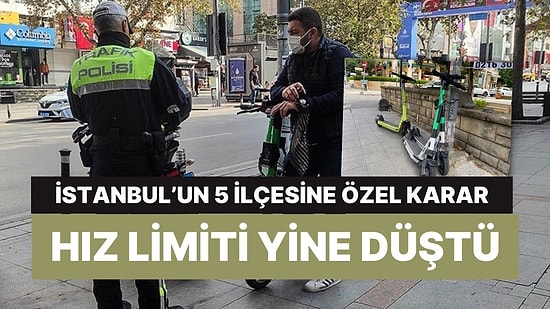 İstanbul'da 'Scooter' Düzenlemesi: Hızlı Limitleri Daha da Düşürüldü
