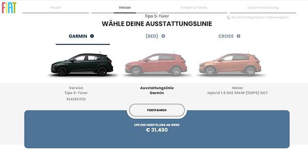 Almanya'da da 31 bin 490 euro olan araç, TL olarak 911 bin 640 liraya denk gelirken ilk defa burada pahalı olduğu görülüyor.
