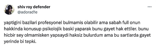 Ebrar'ın verdiği yanıta gelen tepkiler şöyleydi👇