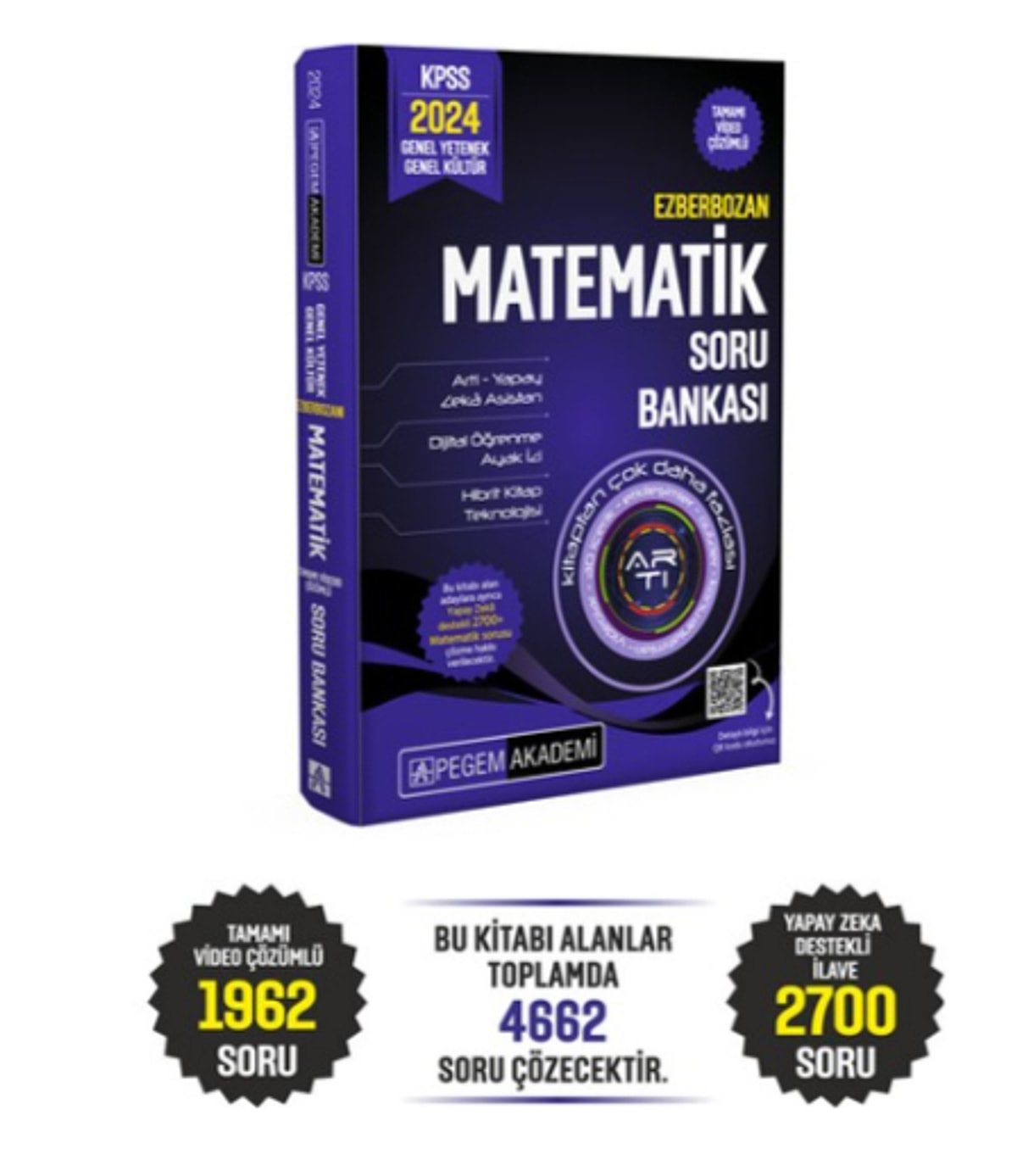 Pegem Akademi'nin KPSS 2024 Ezberbozan Genel Yetenek Genel Kültür Mate...