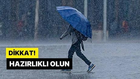 Sıcak Havalara Kısa Süreliğine Veda: Meteoroloji'den İstanbul Dahil Birçok İl İçin Kuvvetli Yağış Uyarısı