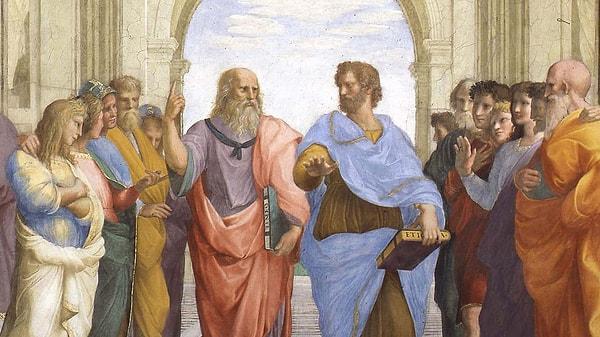 4. Leonardo Da Vinci, Raphael'in "Atina Okulu" tablosunda Platon olarak görünmektedir.
