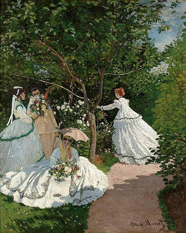11. "Bahçedeki Kadınlar" tablosundaki 3 kadın da Claude Monet'nin karısıdır.