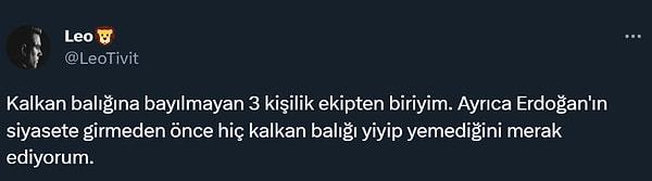 Erdoğan'ın en sevdiği balığı açıklaması sosyal medyada da konuşuldu 👇