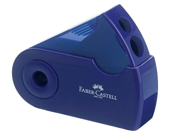 Faber-Castell Sleeve Kırmızı-Mavi Kalemtıraş