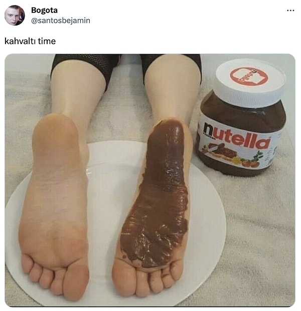 15. Nutella'yı sürmedik yer bırakmadınız ama...