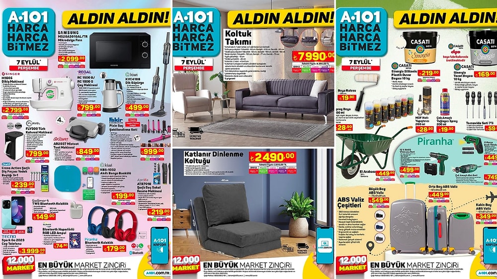 A101'e Türk Kahvesi Makinesi! 7 Eylül 2023 A101 Aldın Aldın Kataloğu