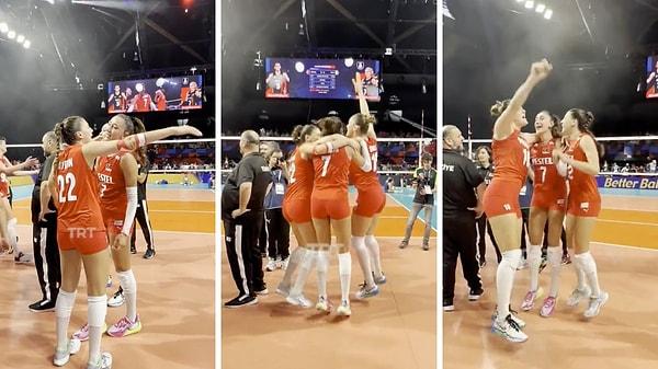 2023 CEV Avrupa Şampiyonası'nda finale kalan kızlarımızın final sevincinde gözden kaçabilecek fakat kutlanması gereken bir detay daha vardı!