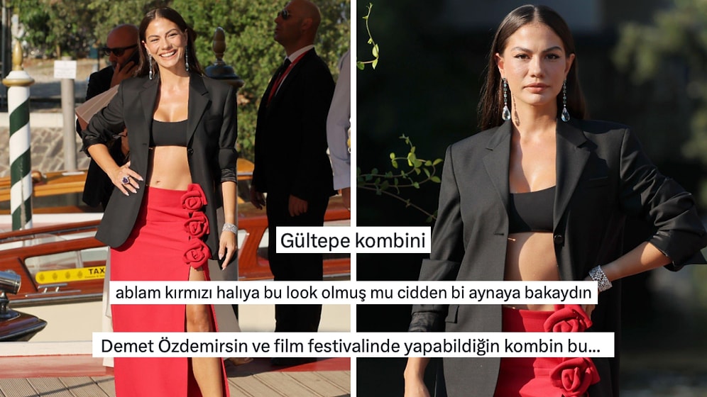Demet Özdemir'in Venedik Film Festivali Kombini Eleştiri Yağmuruna Tutuldu!