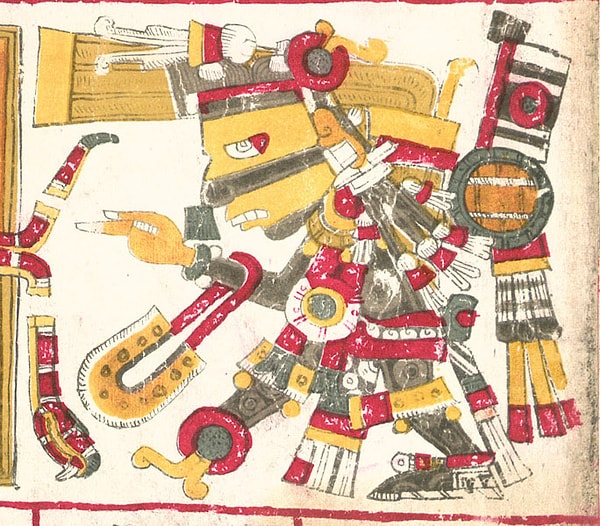 Aztek mitolojisine göre, evrenin yaratılışı Huitzilopochtli ve Tezcatlipoca'nın eseridir.