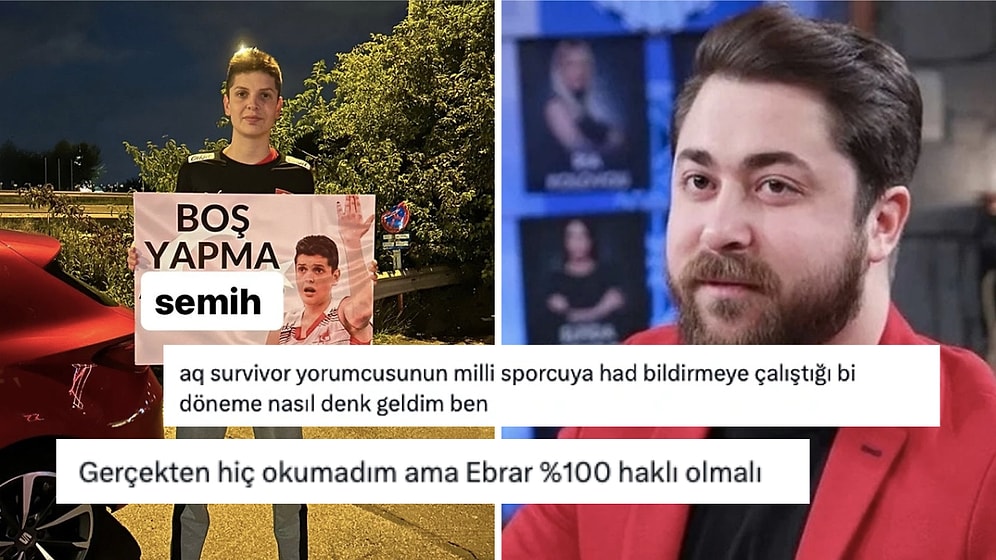 Ebrar Karakurt'un 'İnançlara Saldırdığını' Söyleyen Semih Öztürk'e Kullanıcılardan Kapak gibi Yanıt Geldi!