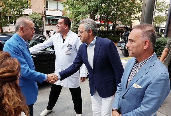 Bugün ise Cumhurbaşkanı Erdoğan, tedavi gören Sabancı çiftini ziyarete geldi ve hastaneden ilk fotoğraflar paylaşıldı.