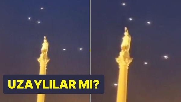 Uzaylılar mı UFO mu? Londra ve Prag’da Çekilen Görüntüler Şaşkınlık Yarattı