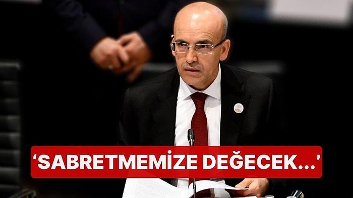 Mehmet Şimşek'ten Enflasyon Mesajı: 'Sabretmemize Değecek...'