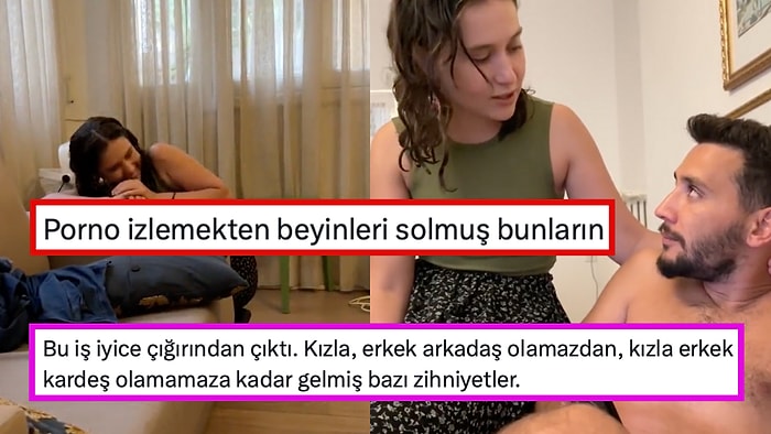 Bir Fenomenin Abisiyle Çektiği Videoya "Ensest İlişkiniz Olduğunu Düşünüyorum" Diyen Kişi Herkesi Sinir Etti!